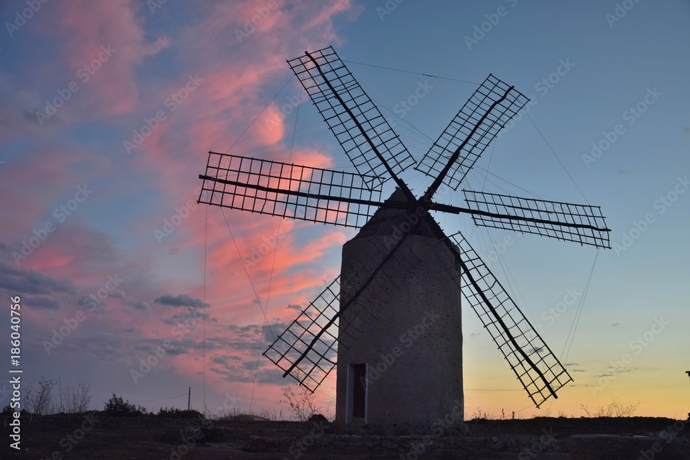 Alte Mühle Molí Vell de la Mola auf Formentera Alte Mühle Molí Vell de la Mola auf Formentera