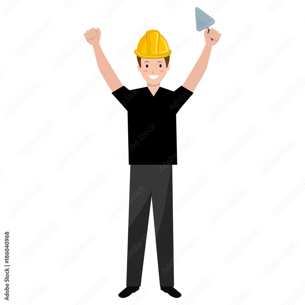 construction worker with spatula avatar construction worker with spatula avatar