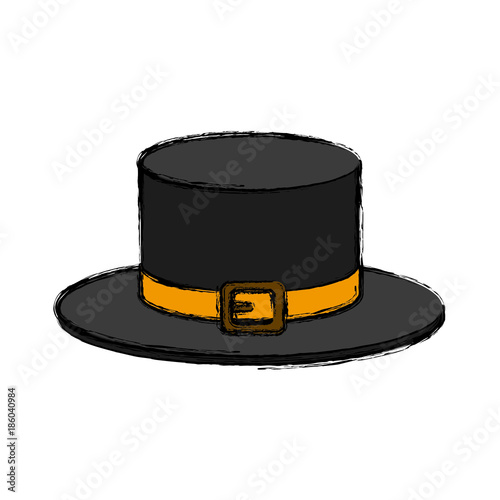 Vintage male hat icon vector illustration graphic design