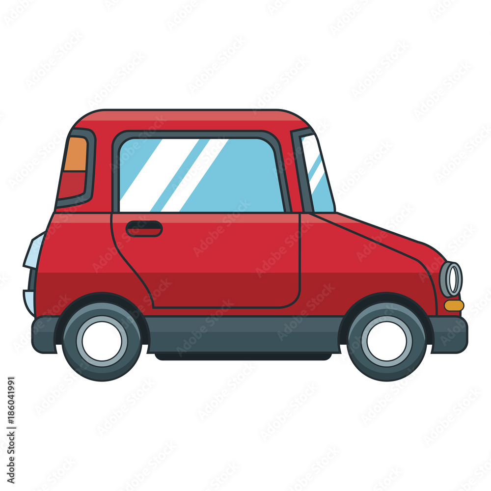 Small car vehicle icon vector illustration graphic design