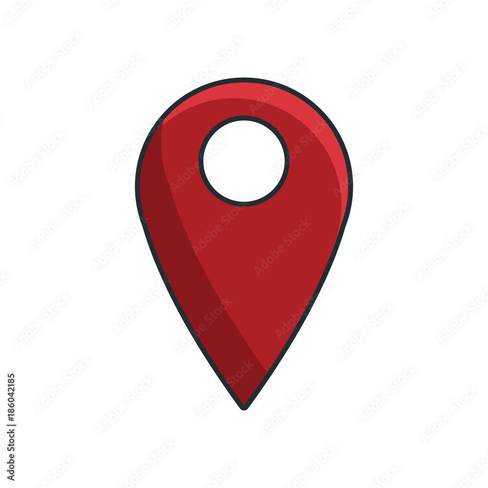 Pin location symbol icon vector illustration graphic design Pin location symbol icon vector illustration graphic design