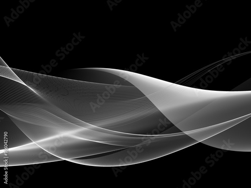  Abstract soft black and white graphics background for design 