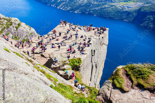 Preikestolen or Pulpit Rock photo