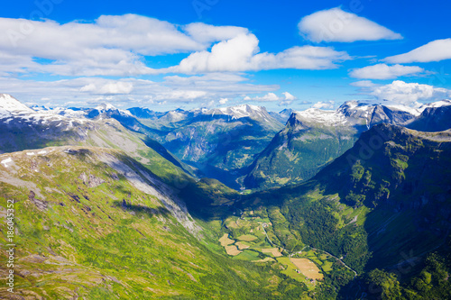 Geiranger at Geirangerfjord, Norway