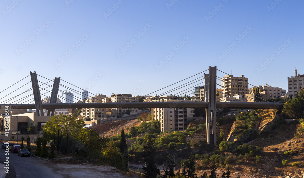 Abdoun bridge at day time