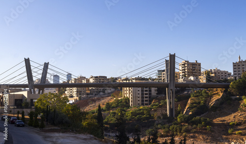 Abdoun bridge at day time