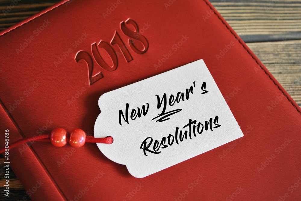 New year's resolutions - obrazy, fototapety, plakaty 