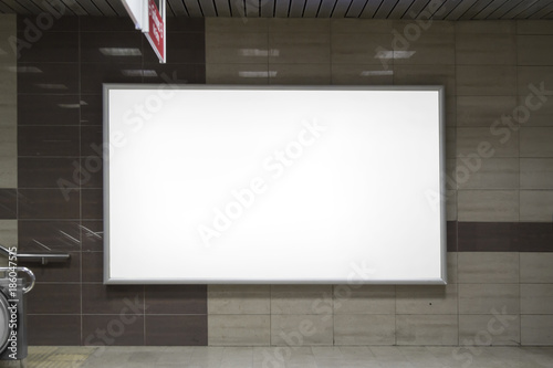 Photography Billboard in the subway