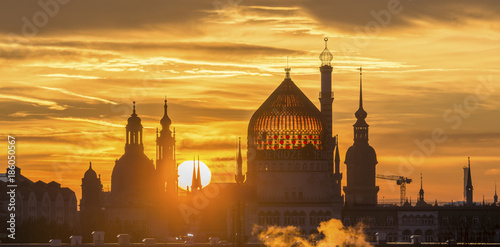 Dresden, Yenidze, Silhouette, Sachsen photo