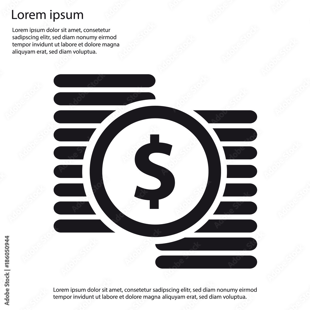 Dollar Money Concept Flat Icon