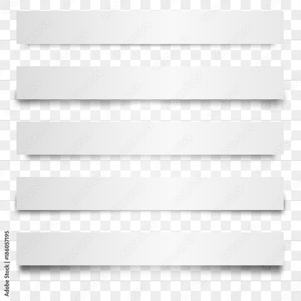 Realistic Set Paper Sheet Shadow Effect isolated on transparent background for your design and business. Vector illustration. Eps 10. Realistic Set Paper Sheet Shadow Effect isolated on transparent background for your design and business. Vector illustration. Eps 10.
