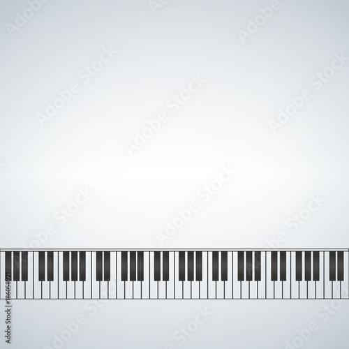 piano template  music creative concept illustration with blank space for text