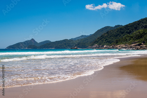 Beautiful Empty Tropical Beach in Brazil © Donatas Dabravolskas