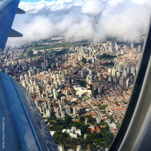 Aerial view of Sao Paulo, Brazil