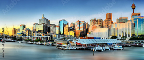 Darling harbor waterfront, Sydney, Australia
