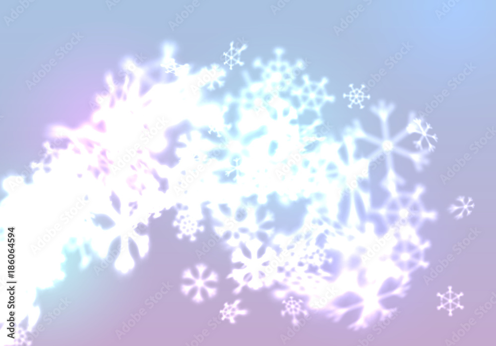 Christmas snowflakes background with falling and swirling snow Christmas snowflakes background with falling and swirling snow