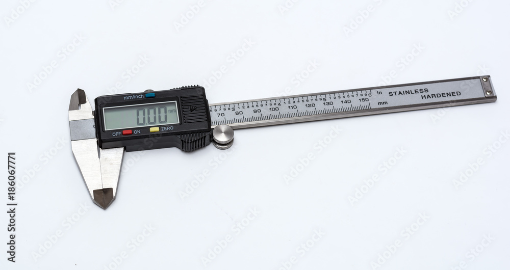 Calipers on white background Calipers on white background