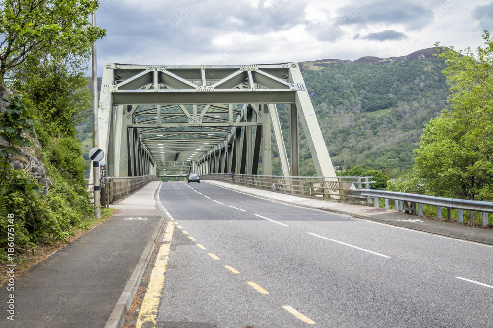 Fototapeta premium Most Ballachulish w Lochaber, Scottish Highland.