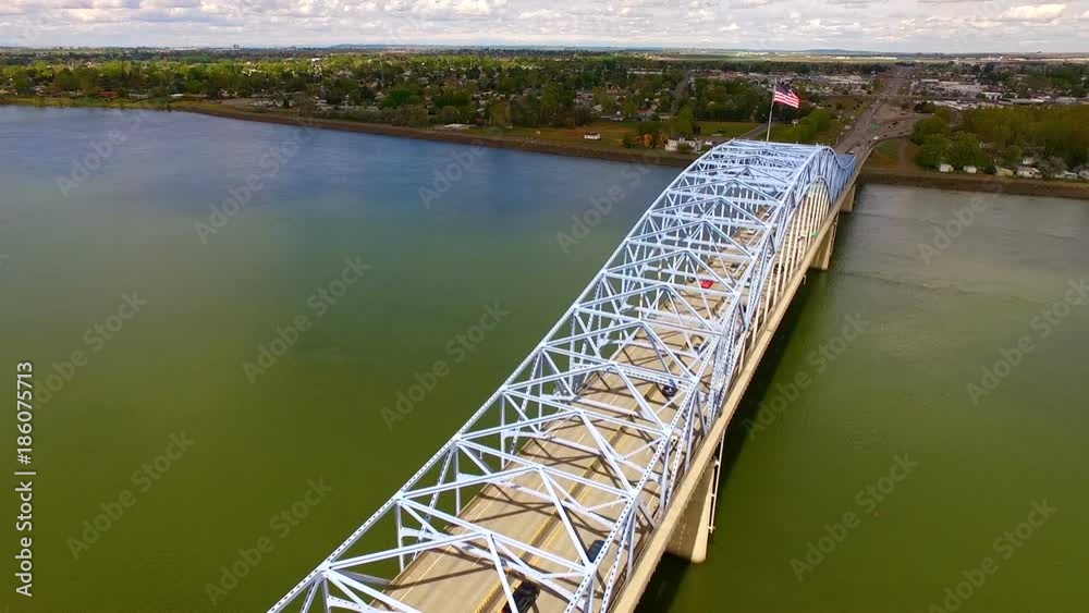 The Blue Bridge Intercity Columbia Crossing River Kennewick Pasco Washington The Blue Bridge Intercity Columbia Crossing River Kennewick Pasco Washington
