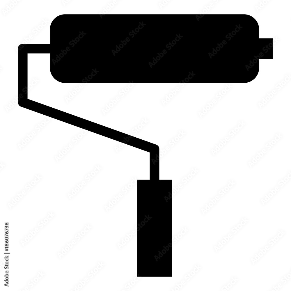 roller paint isolated icon vector illustration design roller paint isolated icon vector illustration design