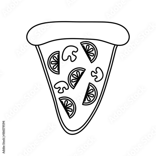 pizza slice icon image