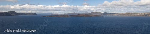 Santorini crater view