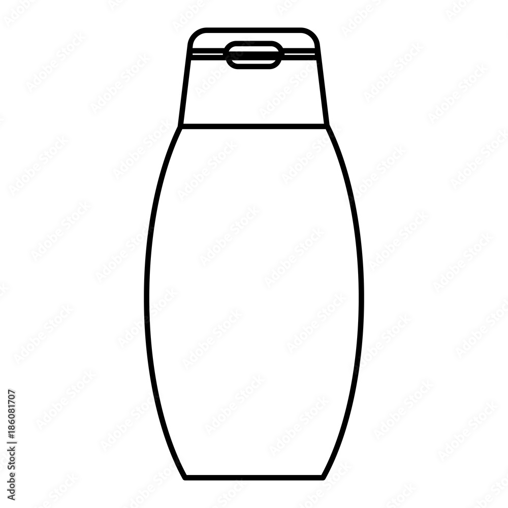 Shampoo beauty product icon vector illustration graphic design Shampoo beauty product icon vector illustration graphic design
