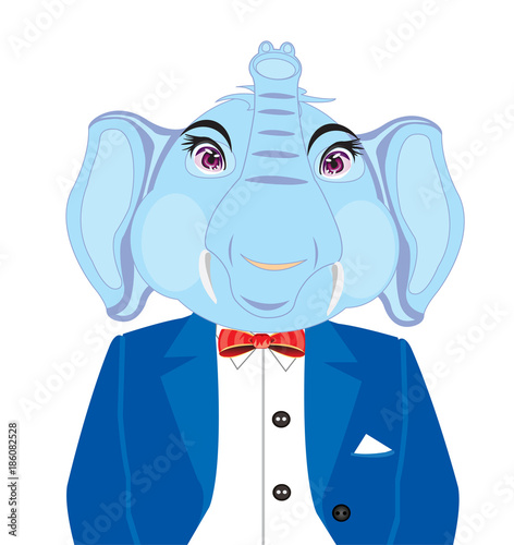 Elephant in suit