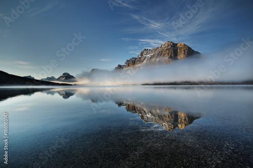 Bow  Lake in The Canadian Rockies
