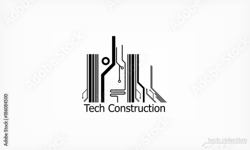 tech construction logo