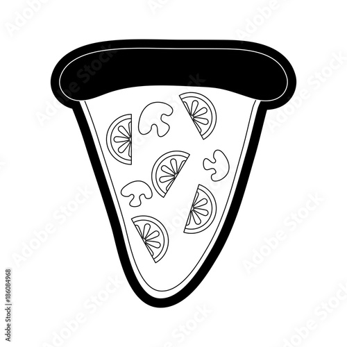 pizza slice icon image