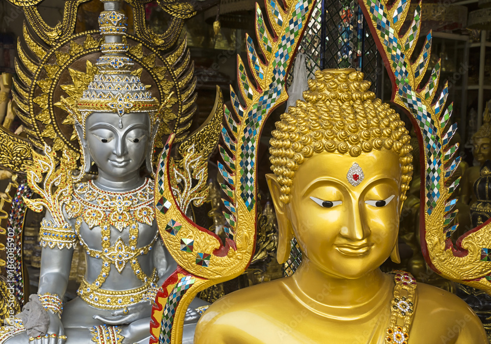 Buddha statues in Bangkok Thailand