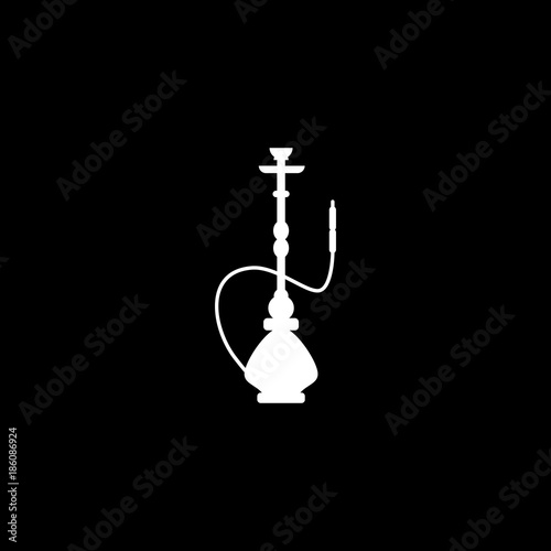 Hookah smoke vector icon