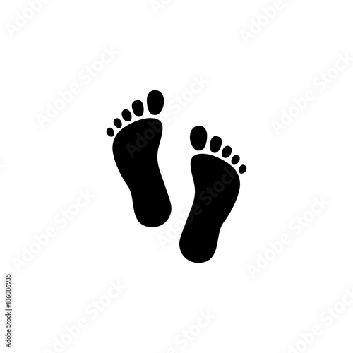 Foot shapes vector icon © Designer