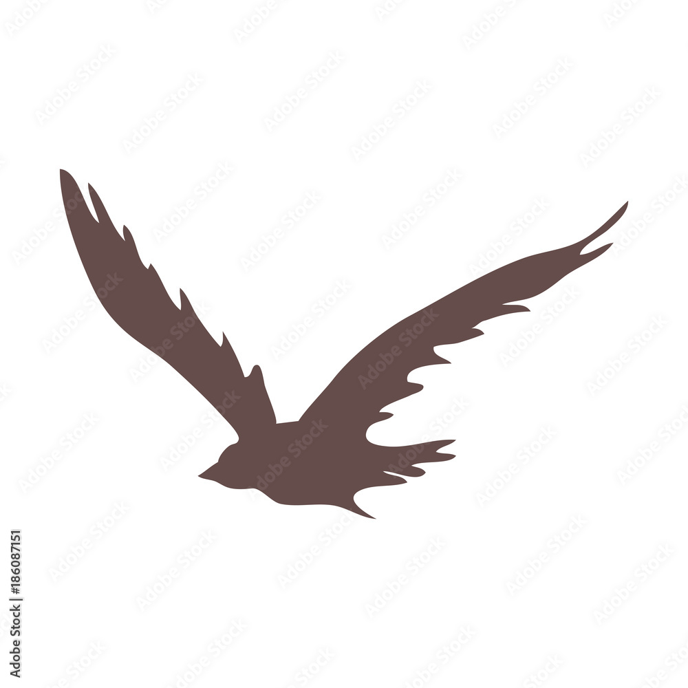 Obraz premium bird silhouette icon