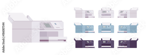 Office laser printer set