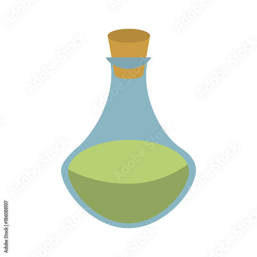 Spa oil massage bottle icon vector illustration graphic design