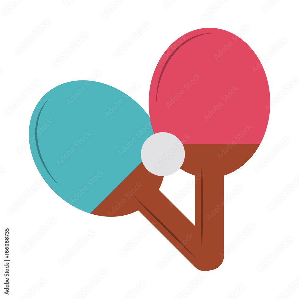 Ping pong rackets icon vector illustration graphic design Ping pong rackets icon vector illustration graphic design