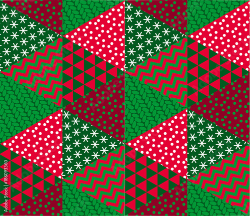 Concept patchwork xmas desi...