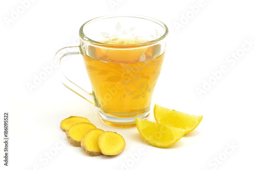 herbata z imbirem i cytryną