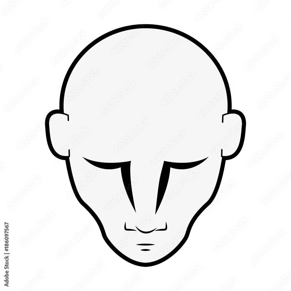 Man head isolated icon vector illustration graphic design Man head isolated icon vector illustration graphic design