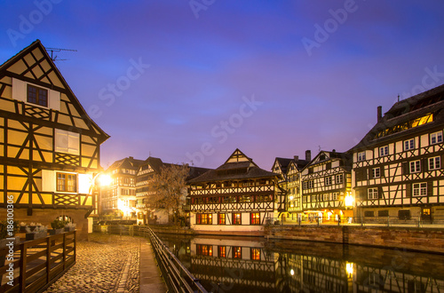 Historic district "Petite France" of Strasbourg, France