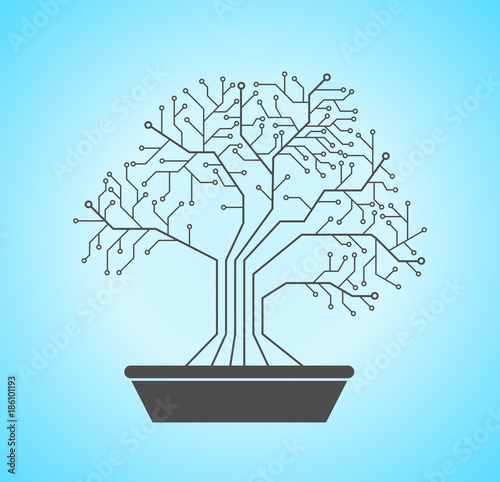 Printed circuit like bonsai