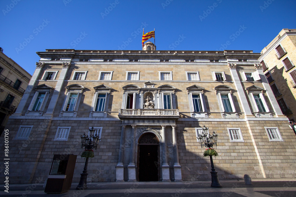 Naklejka premium Barcelona - Palau de la Generalitat de Catalunya