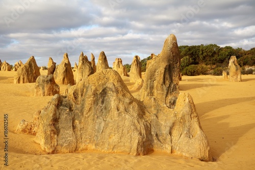 Limestone formation at Pinnacles Desert in Western Australia