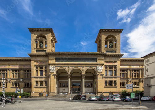 Biblioteca Nazionale (National Library) in Florence city center, Italy