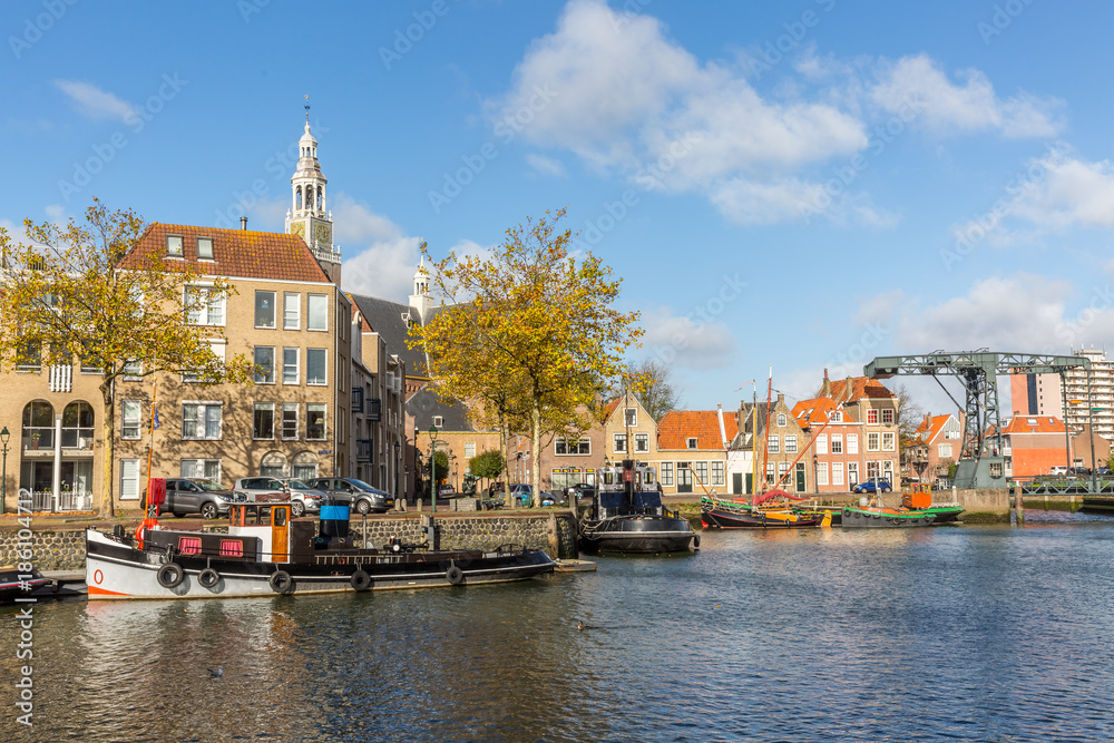 harbor of Maassluis, The Netherlands