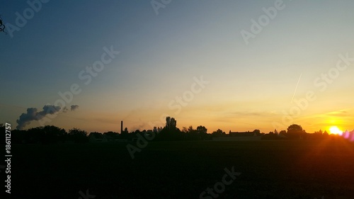 Sonnenaufgang auf dem Land