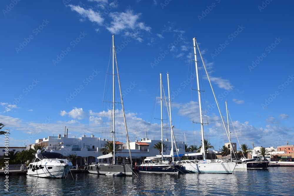 Hafen von La Savina auf Formentera