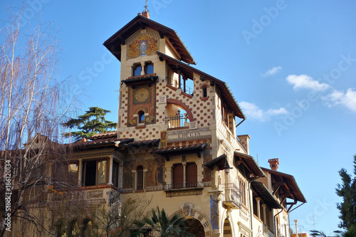 Coppede neighbourhood in Rome, Italy photo